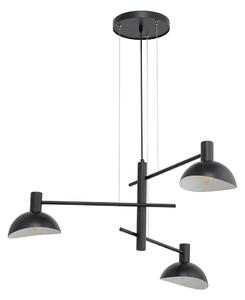Luster na lanku ARTIS 3xE14/40W/230V čierna