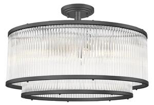 Zuma Line C0528-06H-P7AC - Luster na tyči SERGIO 6xE14/60W/230V čierna