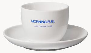 Keramická šálka na kávu's podšálkou Morning Fuel