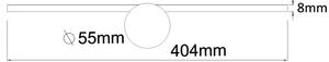 Zuma Line W89949-6W-CH - LED Osvetlenie zrkadla CAMARA LED/6W/230V IP44 chróm