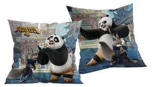 Dekoratívny vankúš Kung Fu Panda modrý 40x40 cm