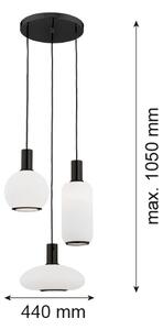 Argon 6323 - Luster na lanku SAGUNTO PLUS 3xE27/15W/230V