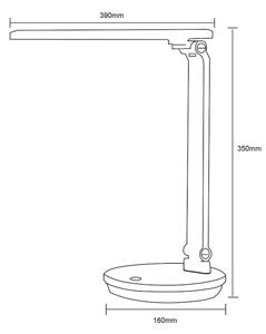 Zuma Line SM-542-WH - LED Stolná lampa LED/5W/230V 3000-6000K biela