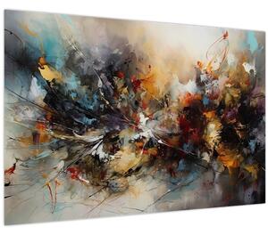 Obraz - Abstraktná grafika (90x60 cm)