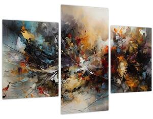 Obraz - Abstraktná grafika (90x60 cm)