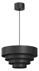 Luster na lanku RINGS 1xE27/15W/230V čierna