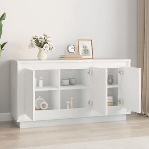 Komoda biela 102x35x55 cm spracované drevo