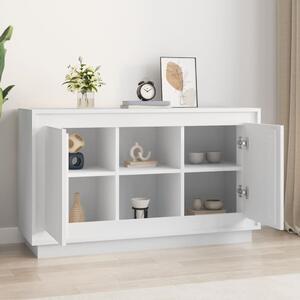 Komoda biela 102x35x60 cm spracované drevo