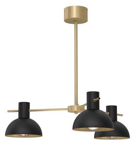 Luster na tyči ESTATE MINI 3xE27/15W/230V čierna