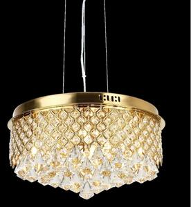 Luster na lanku AMAPOLI 7xG9/28W/230V pr. 45 cm zlatá