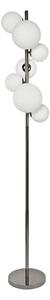 Brilagi - LED stojacia lampa MILLA 7xG9/3W/230V čierny chróm/biela