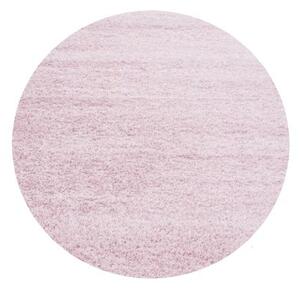 Ayyildiz koberce Kusový koberec Life Shaggy 1500 pink kruh - 200x200 (priemer) kruh cm