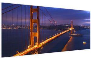 Obraz - Golden Gate Bridge (120x50 cm)