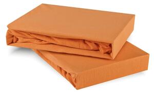 Plachta posteľná marhuľová jersey EMI, Detská plachta 60x120