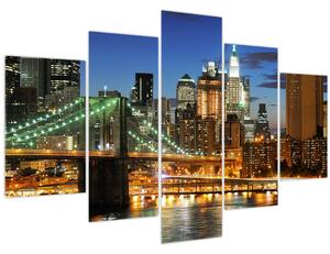 Obraz - Most s New Yorkom (150x105 cm)