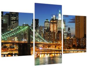 Obraz - Most s New Yorkom (90x60 cm)