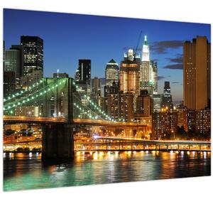 Obraz - Most s New Yorkom (70x50 cm)