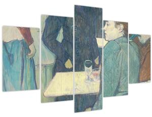 Obraz - Henri de Toulouse-Lautrec, A Corner of the Moulin de la Galette, reprodukcia (150x105 cm)