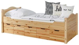 POSTEĽ S ÚLOŽNÝM PRIESTOROM 100/200 cm, MID.YOU - Detské izby, Online Only
