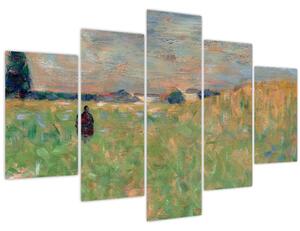 Obraz - Georges Seurat, A Summer Landscape, reprodukcia (150x105 cm)
