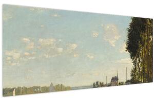 Obraz - Claude Monet, Argenteuil, reprodukcia (120x50 cm)
