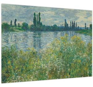 Obraz - Claude Monet, Banks of the Seine, reprodukcia (70x50 cm)