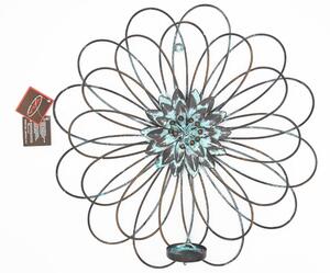 Svietnik na stenu Mandala patinovaný 38cm