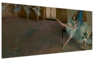 Obraz - Edgar Degas, Before the Ballet, reprodukcia (120x50 cm)