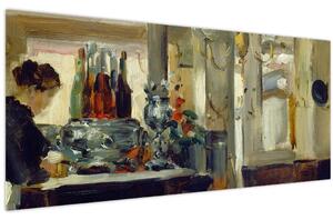 Obraz - Style of Edouard Manet, Bon Bock Cafe, reprodukcia (120x50 cm)