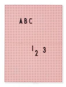 Ružová ceduľa na odkazy Message Board A4