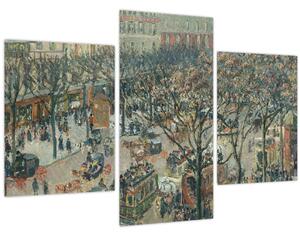 Obraz - Camille Pissarro, Boulevard des Italiens, Morning, Sunlight, reprodukcia (90x60 cm)