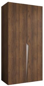 Šatníková skriňa Pianos 1 100x202x52 - orech warmia / kašmír