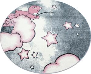 Ayyildiz koberce Kusový koberec Kids 580 pink kruh - 120x120 (priemer) kruh cm