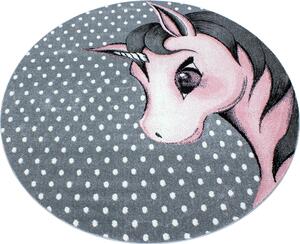 Ayyildiz koberce Kusový koberec Kids 590 pink kruh - 160x160 (priemer) kruh cm