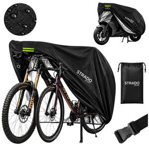 Nepremokavá ochranná plachta na 2 bicykle XXL čierna