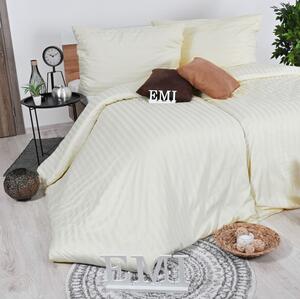 Obliečky damaškové krémové EMI, Vankúš 70x90