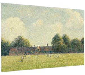 Obraz - Camille Pissarro, Hampton Court Green, reprodukcia (90x60 cm)