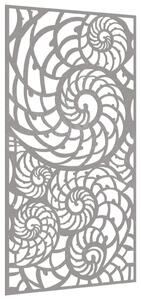 Záhradná dekorácia 105x55 cm, cortenová oceľ, mušle