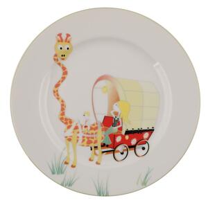 5-dielna detská porcelánová jedálenská súprava Kütahya Porselen Giraffe