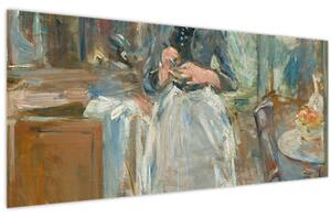 Obraz - Berthe Morisoti, In the Dining Room, reprodukcia (120x50 cm)