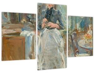 Obraz - Berthe Morisoti, In the Dining Room, reprodukcia (90x60 cm)