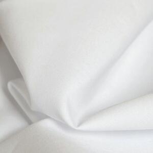 Látka metráž bavlna 100% biela šírka 220 cm, 1 meter