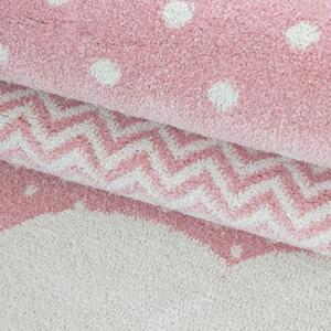 Ayyildiz koberce DOPREDAJ: 120x170 cm Detský kusový koberec Bambi 820 pink - 120x170 cm