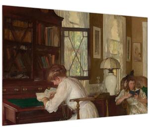 Obraz - Edmund Tarbell, Josephine and Mercie, reprodukcia (90x60 cm)