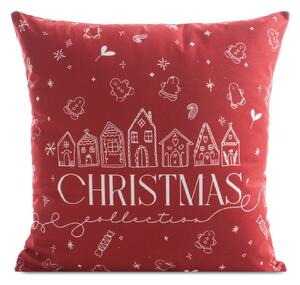 VIANOČNÁ DEKORAČNÁ OBLIEČKA NA VANKÚŠ CHRISTMAS 45X45 CM VZOROVANÁ
