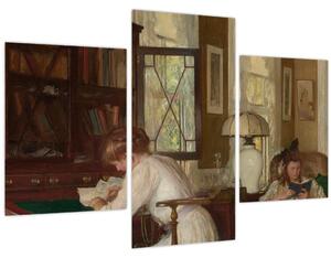 Obraz - Edmund Tarbell, Josephine and Mercie, reprodukcia (90x60 cm)