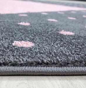 Ayyildiz koberce Detský kusový koberec Bambi 830 pink kruh - 160x160 (priemer) kruh cm