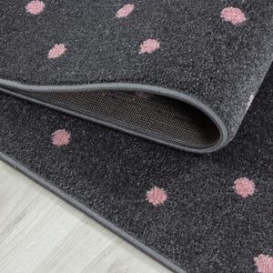 Ayyildiz koberce Detský kusový koberec Bambi 830 pink kruh - 160x160 (priemer) kruh cm