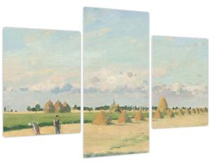 Obraz - Camille Pissarro, Landscape, Ile de France, reprodukcia (90x60 cm)