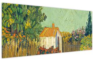 Obraz - Imitator of Vincent van Gogh, Landscape, reprodukcia (120x50 cm)